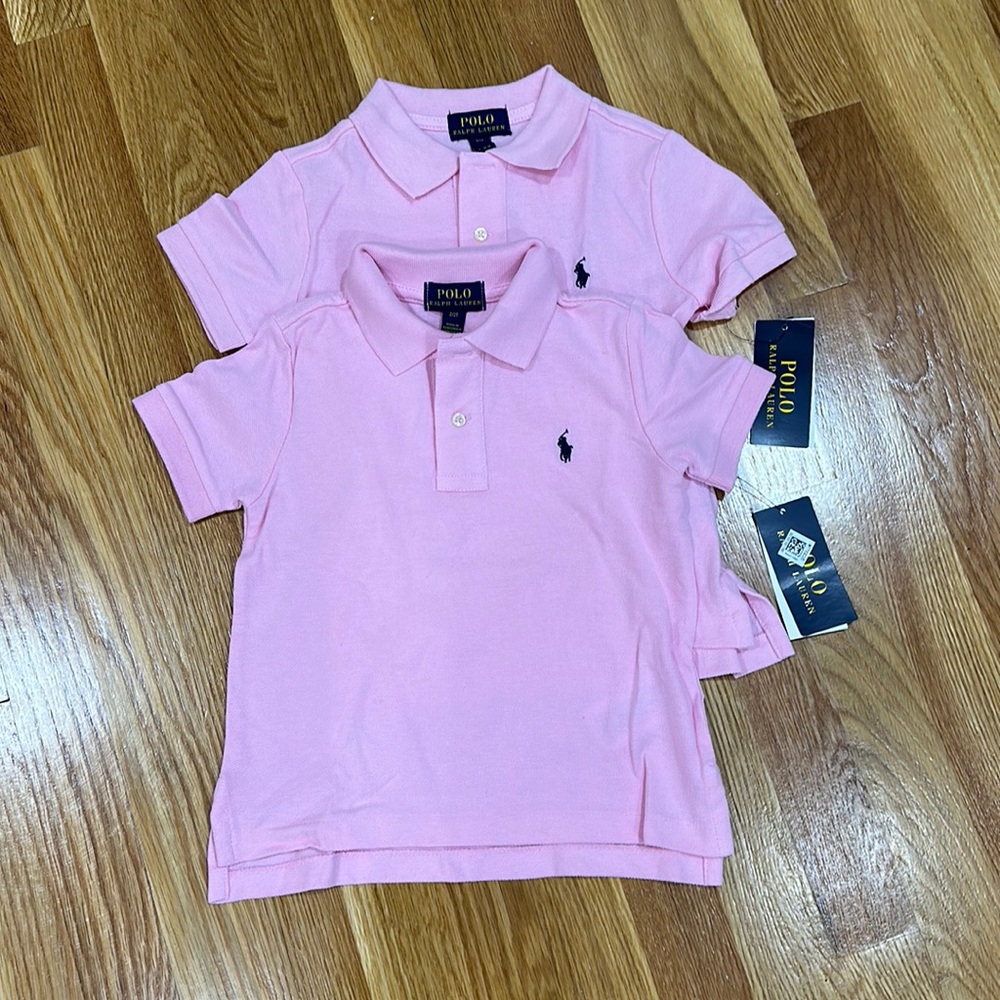 2 Pink Polos: Polo by Ralph Lauren